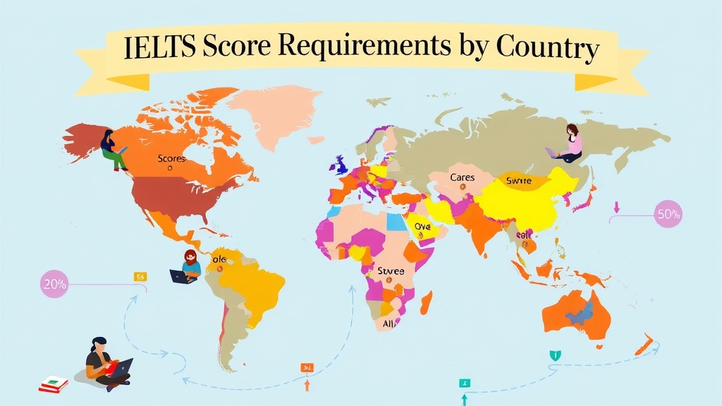 কোন দেশে কত IELTS স্কোর লাগে?